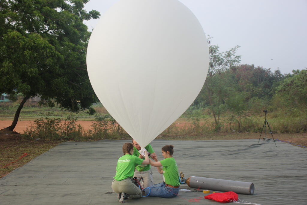 Galaxy Aerospace Ghana High Altitude Balloon Launch Aerospace video