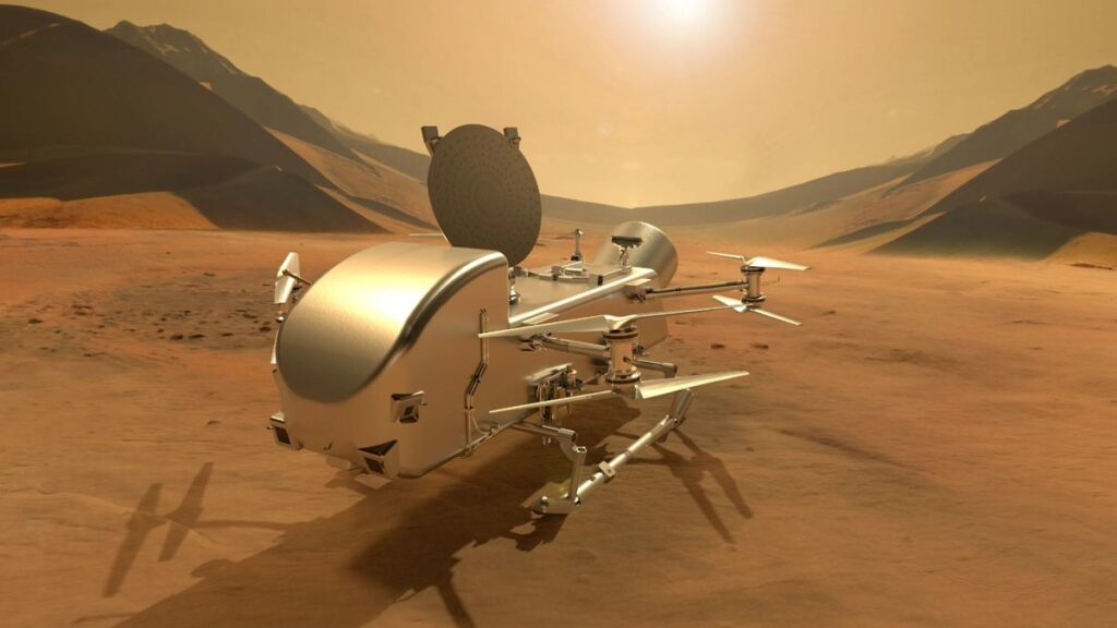 NASA wants to fly this Nuclear Dragonfly Drone on Saturn’s Moon Titan.