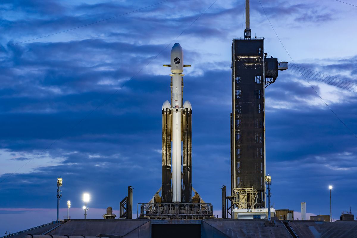 SpaceX Falcon Heavy rocket launch of secretive X37B space plane