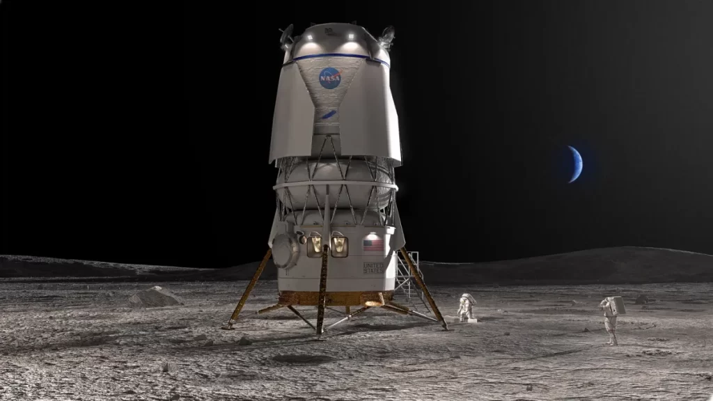 Blue Origin And SpaceX Start Work On Cargo Versions Of Crewed Lunar Landers.