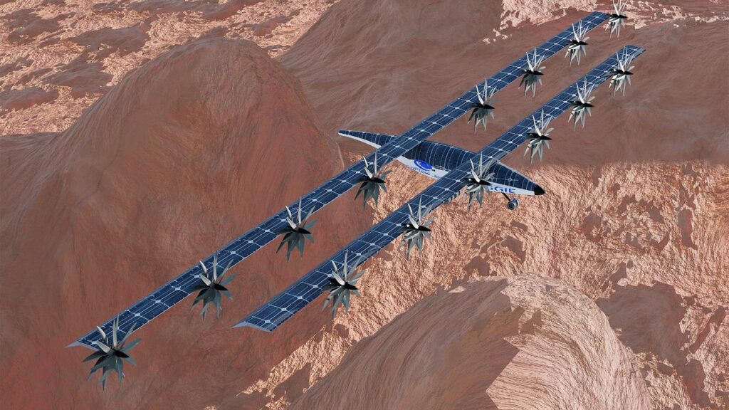 Wild Mars Plane Concept Could Seek Water From High in The Red Planet’s Atmosphere.