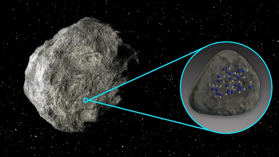 Water Found On The Surface Of An Asteroid For The 1st Time Ever.