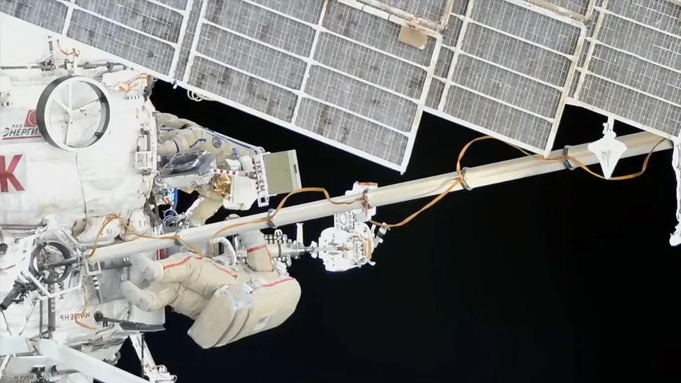 Russian Cosmonauts Make Quick Work Of Space Station Spacewalk.