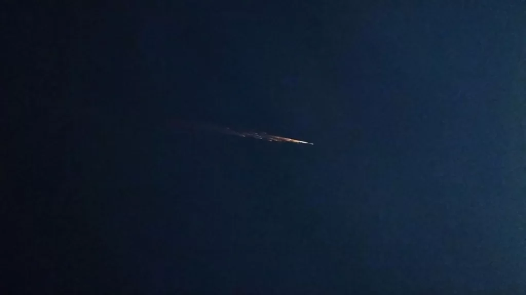 Chinese Space Junk Falls To Earth Over Southern California, Creating Spectacular Fireball.