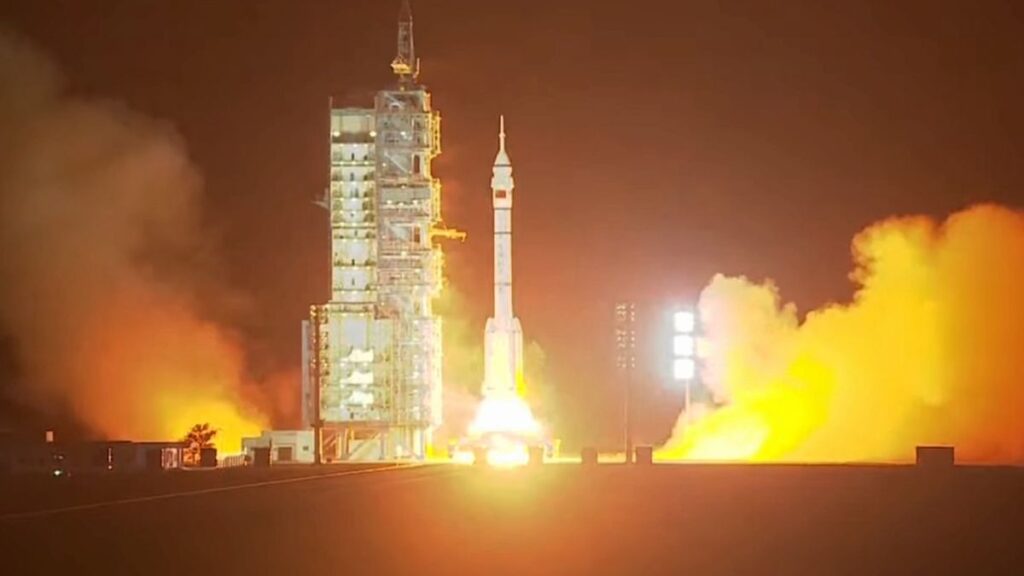 China Launches 3 Astronauts To Tiangong Space Station On Shenzhou 18 Mission.