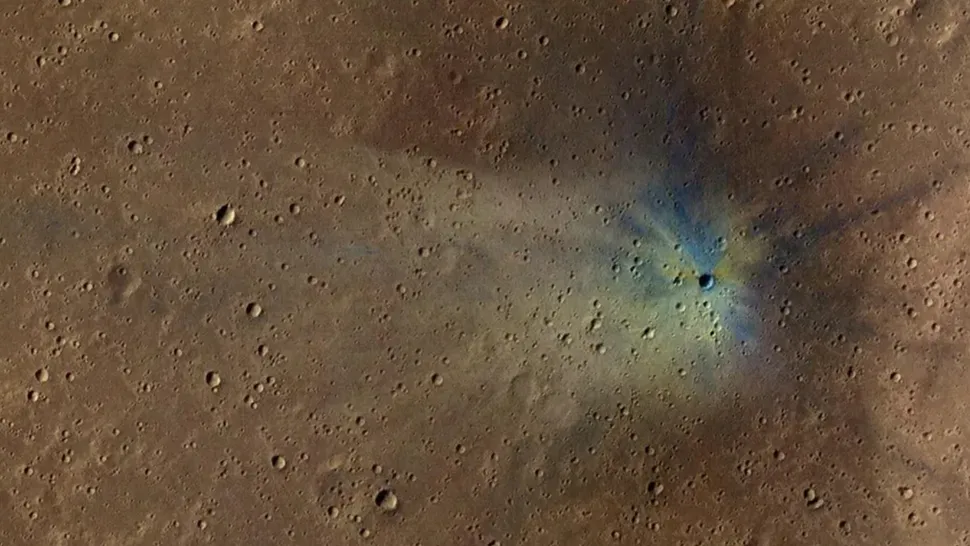 Giant Mars Asteroid Impact Creates Vast Field Of Destruction With 2 Billion Craters.