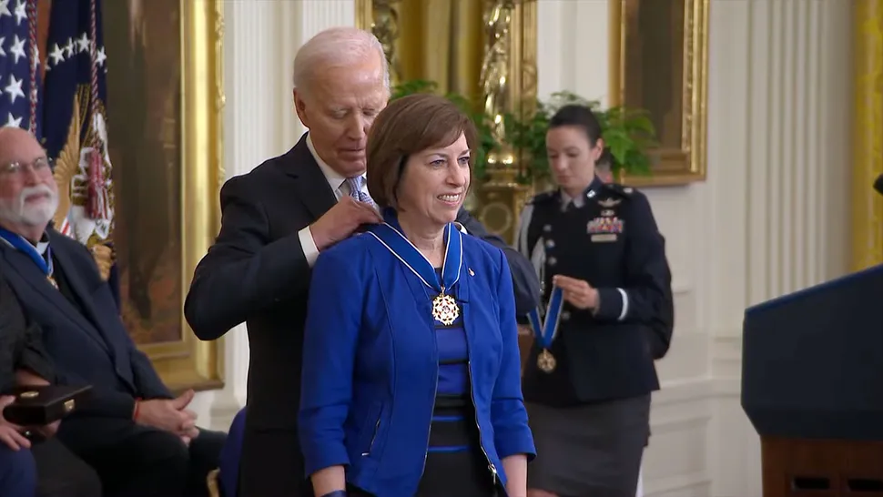 NASA Astronaut And Director Ellen Ochoa Awarded Presidential Medal of Freedom.