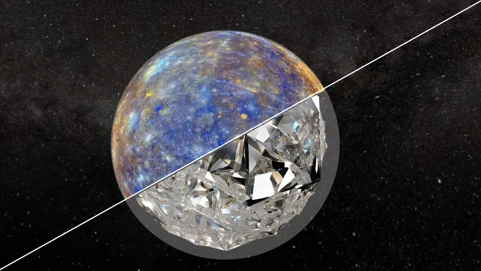 Mercury Has a Layer of Diamond 10 Miles Thick, NASA Spacecraft Finds.