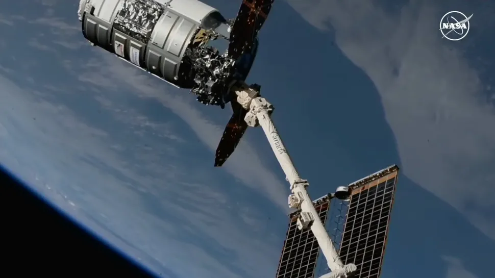 Private Cygnus Freighter Arrives At The ISS With 4 Tons of Supplies.