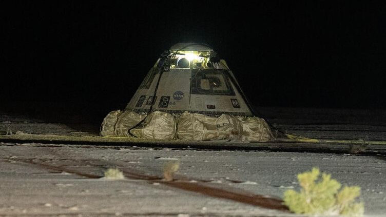 Boeing Starliner Capsule Lands Back On Earth, Without Astronauts, To End Troubled Test Flight.