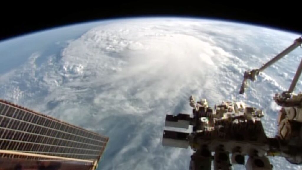 Hurricane Milton Bears Down On Florida With Category 5 Strength In New ISS Footage.