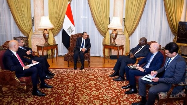 Egyptian Minister Of Foreign Affairs And Emigration Hosts The President Of The African Space Council